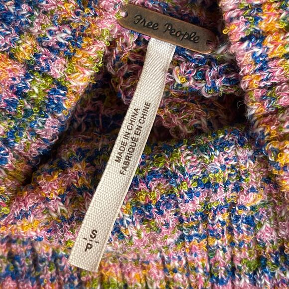 Free People Blair Spacedye Turtleneck Sweater Size Small - Picture 6 of 8